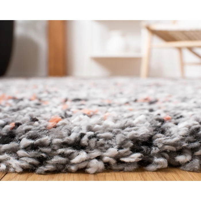 Safavieh Canyon Shag Grey / Ivory CNY551 5 ft. 3 in. X 7 ft. 7 in. Rectangle Rug