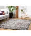 Safavieh Canyon Shag Grey / Ivory CNY551 5 ft. 3 in. X 7 ft. 7 in. Rectangle Rug