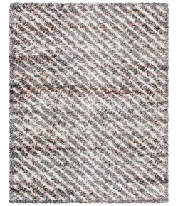 Safavieh Canyon Shag Grey / Ivory CNY551 5 ft. 3 in. X 7 ft. 7 in. Rectangle Rug