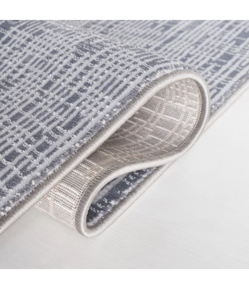 Safavieh Continental Dark Grey / Light Grey CON106 6 ft. 7 in. X 6 ft. 7 in. Square Rug