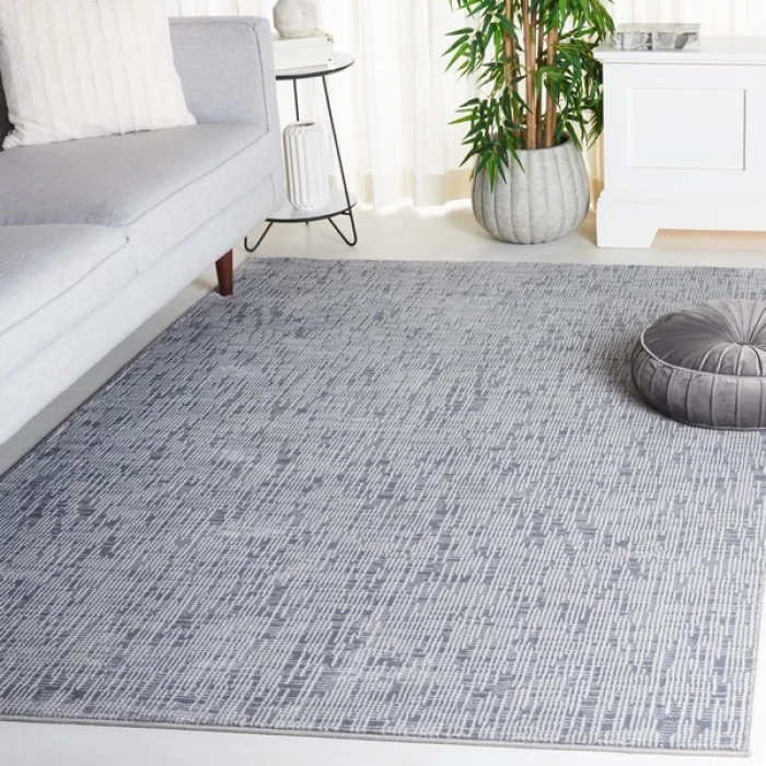 Safavieh Continental Dark Grey / Light Grey CON106 8 ft. X 10 ft. Rectangle Rug