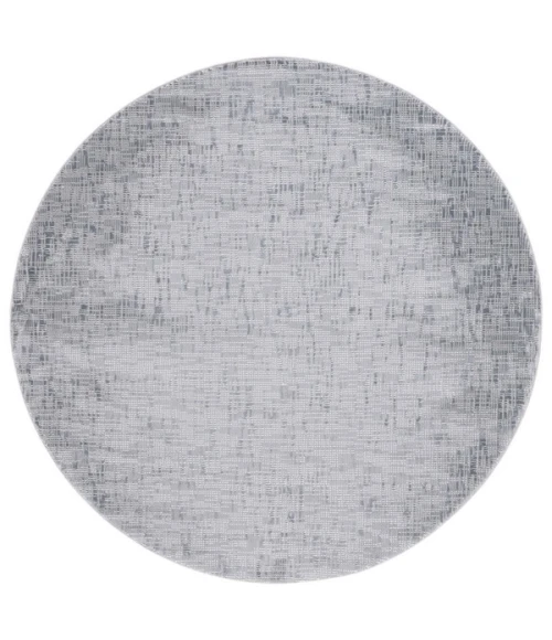 Safavieh Continental Dark Grey / Light Grey CON106 6 ft. 7 in. X 6 ft. 7 in. Round Rug