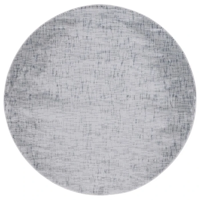 Safavieh Continental Dark Grey / Light Grey CON106 6 ft. 7 in. X 6 ft. 7 in. Round Rug