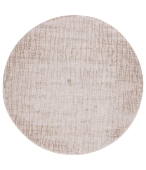 Safavieh Continental Beige / Grey CON110 6 ft. 7 in. X 6 ft. 7 in. Round Rug