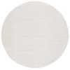 Safavieh Continental Ivory / Grey CON110 6 ft. 7 in. X 6 ft. 7 in. Round Rug