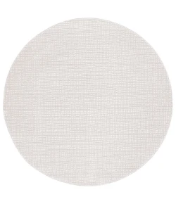 Safavieh Continental Ivory / Grey CON110 6 ft. 7 in. X 6 ft. 7 in. Round Rug