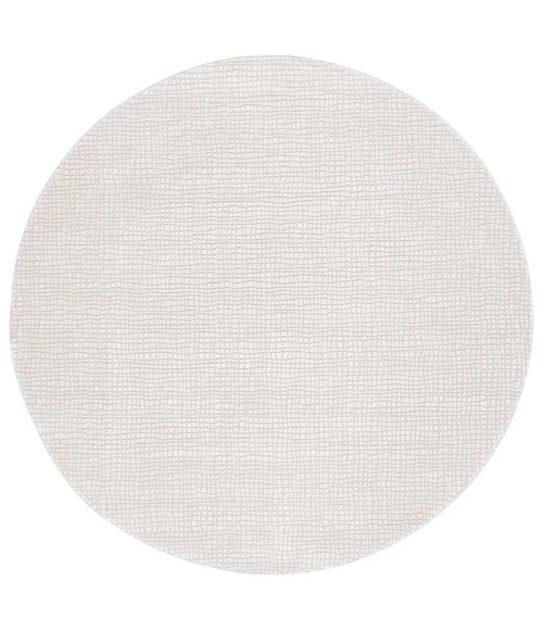 Safavieh Continental Ivory / Grey CON110 6 ft. 7 in. X 6 ft. 7 in. Round Rug