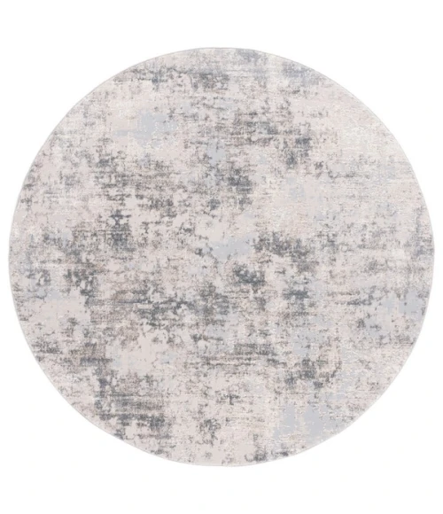 Safavieh Continental Light Beige / Dark Grey CON112 6 ft. 7 in. X 6 ft. 7 in. Round Rug