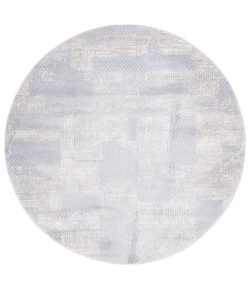 Safavieh Continental Light Grey / Beige CON116 6 ft. 7 in. X 6 ft. 7 in. Round Rug