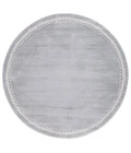 Safavieh Continental Grey / Beige CON118 6 ft. 7 in. X 6 ft. 7 in. Round Rug