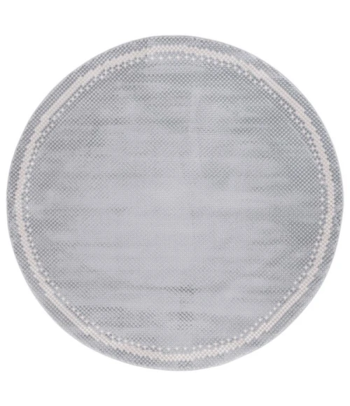 Safavieh Continental Grey / Beige CON118 6 ft. 7 in. X 6 ft. 7 in. Round Rug
