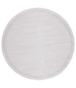 Safavieh Continental Light Grey / Dark Grey CON118 6 ft. 7 in. X 6 ft. 7 in. Round Rug