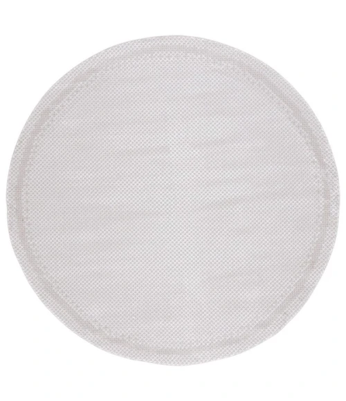 Safavieh Continental Light Grey / Dark Grey CON118 6 ft. 7 in. X 6 ft. 7 in. Round Rug