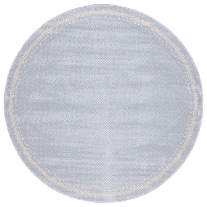 Safavieh Continental Blue / Beige CON118 6 ft. 7 in. X 6 ft. 7 in. Round Rug