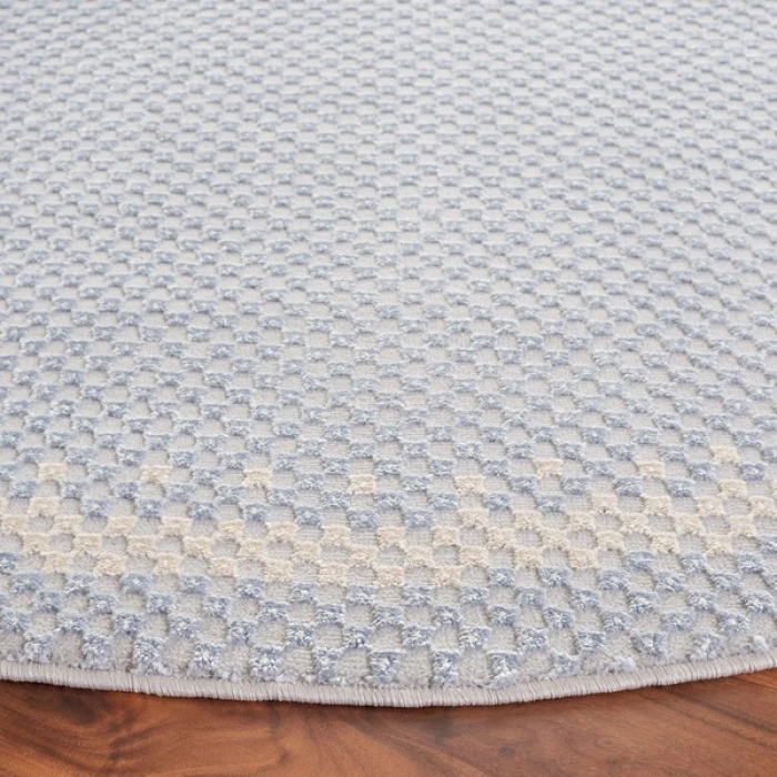 Safavieh Continental Blue / Beige CON118 6 ft. 7 in. X 9 ft. Rectangle Rug