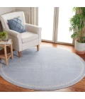 Safavieh Continental Blue / Beige CON118 6 ft. 7 in. X 6 ft. 7 in. Round Rug