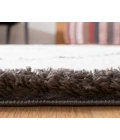 Safavieh Carmella Shag  Cream / Grey CRM226 6 ft. 7 in. X 6 ft. 7 in. Round Rug