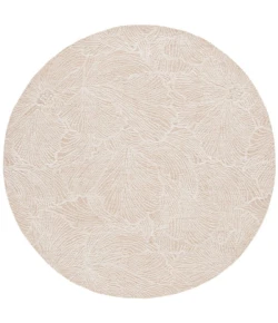 Safavieh Ebony Gold / Ivory EBN101 6 ft. X 6 ft. Round Rug