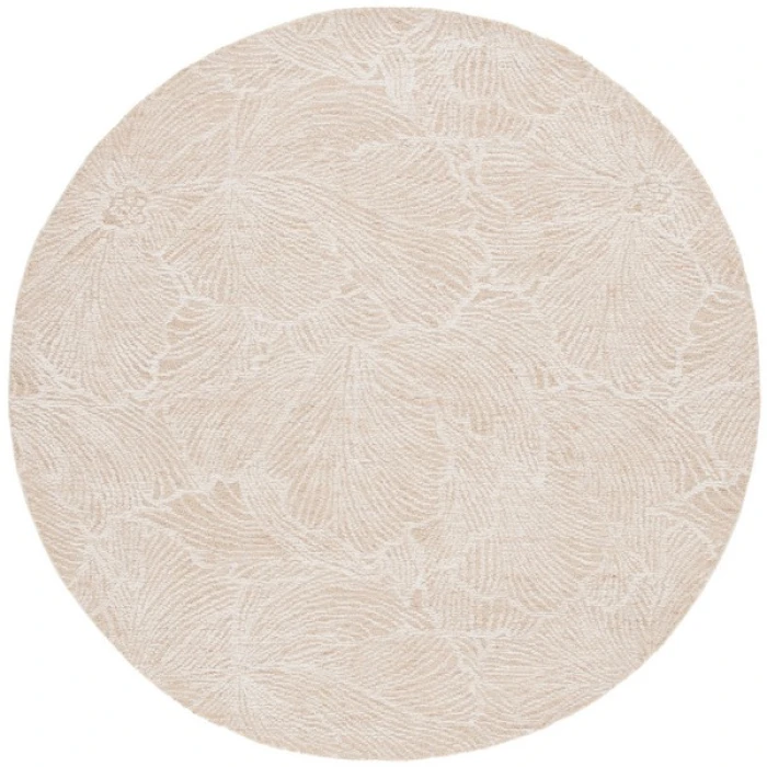 Safavieh Ebony Gold / Ivory EBN101 6 ft. X 6 ft. Round Rug