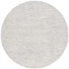 Safavieh Ebony Grey / Ivory EBN101 6 ft. X 6 ft. Round Rug