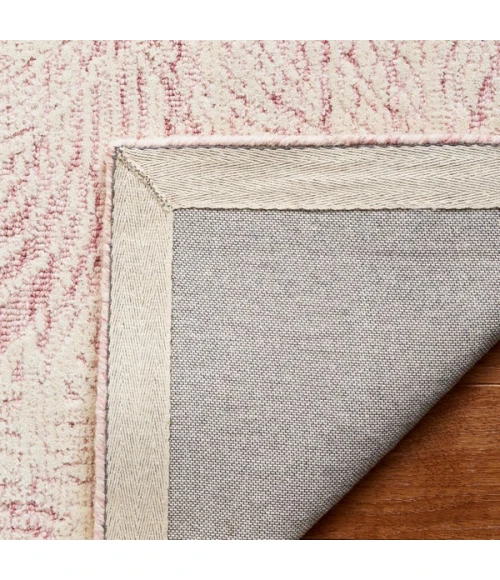 Safavieh Ebony Pink / Ivory EBN101 6 ft. X 6 ft. Square Rug