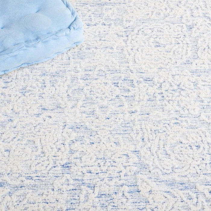 Safavieh Ebony Blue / Ivory EBN102 2 ft. 3 in. X 9 ft. Runner Rug