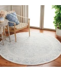 Safavieh Ebony Blue / Ivory EBN102 6 ft. X 6 ft. Round Rug