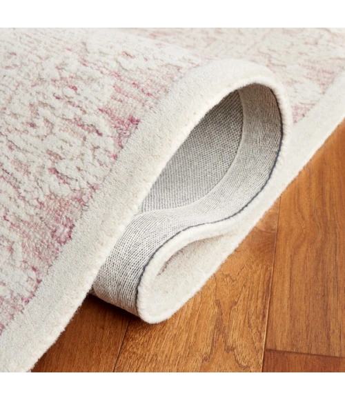 Safavieh Ebony Pink / Ivory EBN102 6 ft. X 6 ft. Square Rug