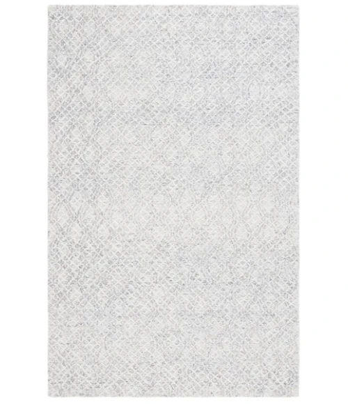 Safavieh Ebony Grey / Ivory EBN103 5 ft. X 8 ft. Rectangle Rug