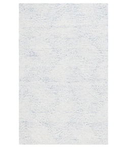 Safavieh Ebony Blue / Ivory EBN105 4 ft. X 6 ft. Rectangle Rug