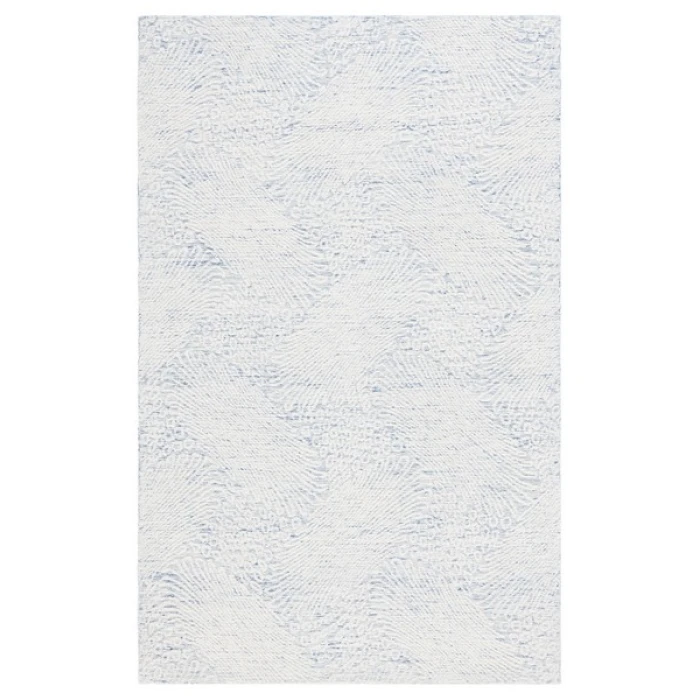 Safavieh Ebony Blue / Ivory EBN105 5 ft. X 8 ft. Rectangle Rug