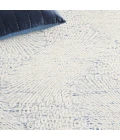 Safavieh Ebony Blue / Ivory EBN105 6 ft. X 6 ft. Square Rug