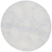 Safavieh Ebony Blue / Ivory EBN105 6 ft. X 6 ft. Round Rug