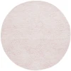 Safavieh Ebony Pink / Ivory EBN105 6 ft. X 6 ft. Round Rug