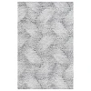 Safavieh Ebony Black / Ivory EBN105 4 ft. X 6 ft. Rectangle Rug