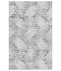 Safavieh Ebony Black / Ivory EBN105 4 ft. X 6 ft. Rectangle Rug