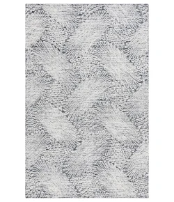 Safavieh Ebony Black / Ivory EBN105 4 ft. X 6 ft. Rectangle Rug