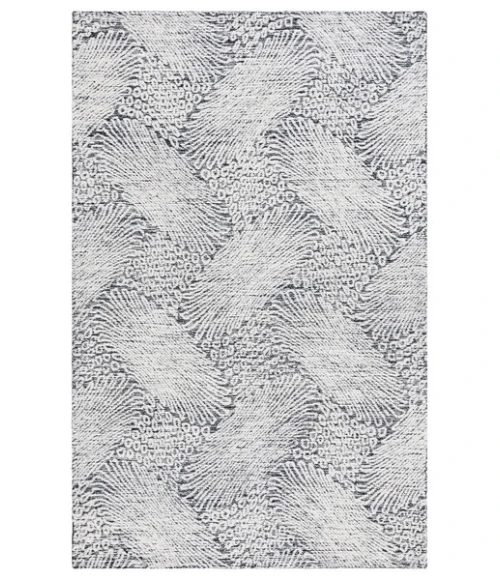 Safavieh Ebony Black / Ivory EBN105 4 ft. X 6 ft. Rectangle Rug