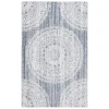 Safavieh Ebony Grey / Ivory EBN106 3 ft. X 5 ft. Rectangle Rug