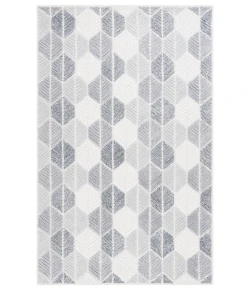 Safavieh Ebony Grey / Ivory EBN108 3 ft. X 5 ft. Rectangle Rug