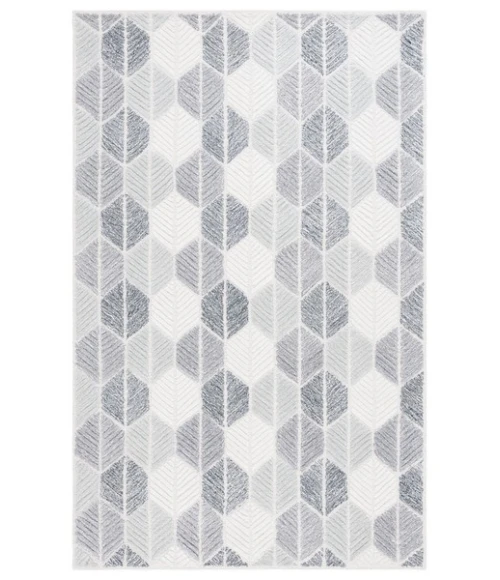 Safavieh Ebony Grey / Ivory EBN108 3 ft. X 5 ft. Rectangle Rug