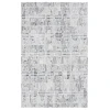 Safavieh Ebony Grey / Ivory EBN110 4 ft. X 6 ft. Rectangle Rug