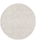 Safavieh Ebony Grey / Ivory EBN111 6 ft. X 6 ft. Round Rug