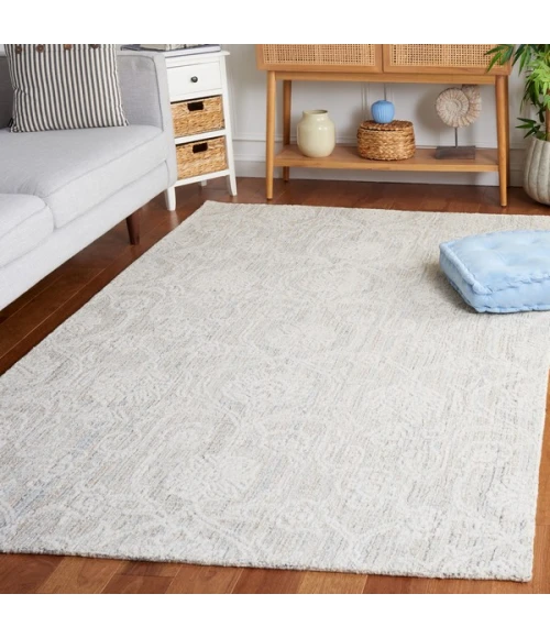 Safavieh Ebony Teal / Ivory EBN111 8 ft. X 10 ft. Rectangle Rug