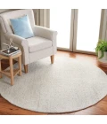 Safavieh Ebony Blue / Ivory EBN111 6 ft. X 6 ft. Round Rug