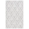 Safavieh Ebony Grey / Ivory EBN112 5 ft. X 8 ft. Rectangle Rug