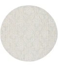 Safavieh Ebony Light Blue / Ivory EBN112 6 ft. X 6 ft. Round Rug