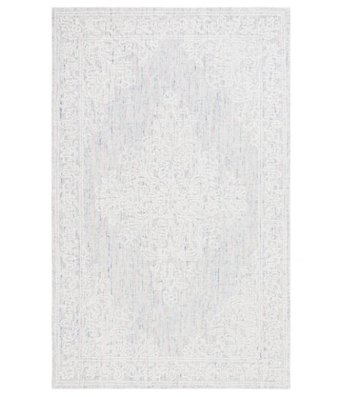 Safavieh Ebony Light Grey / Ivory EBN113 6 ft. X 9 ft. Rectangle Rug