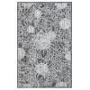 Safavieh Ebony Black / Ivory EBN114 6 ft. X 9 ft. Rectangle Rug