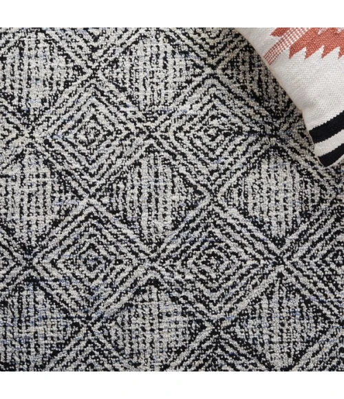 Safavieh Ebony Silver / Black EBN204 5 ft. X 8 ft. Rectangle Rug